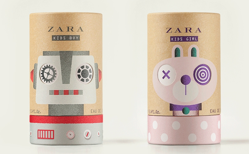 兒童香水包裝設(shè)計(jì),設(shè)計(jì)兩個有趣和有吸引力的化妝品包裝