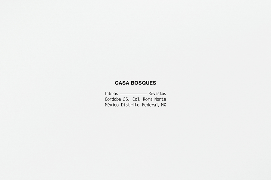 CASA BOSQUES書店品牌設計