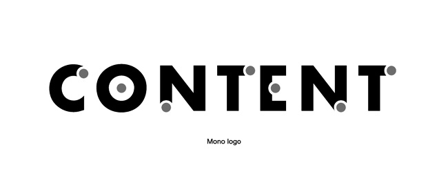 活躍多彩的CONTENT項目視覺形象設計