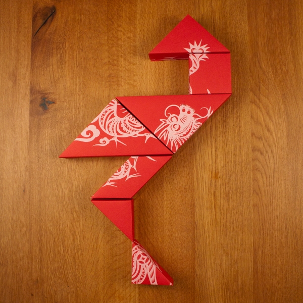 春節禮品盒包裝設計，新年七巧板的妙用