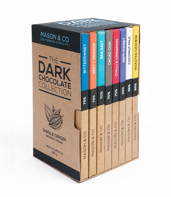 你最愛的甜食,手工黑巧克力的品牌包裝設(shè)計(jì)