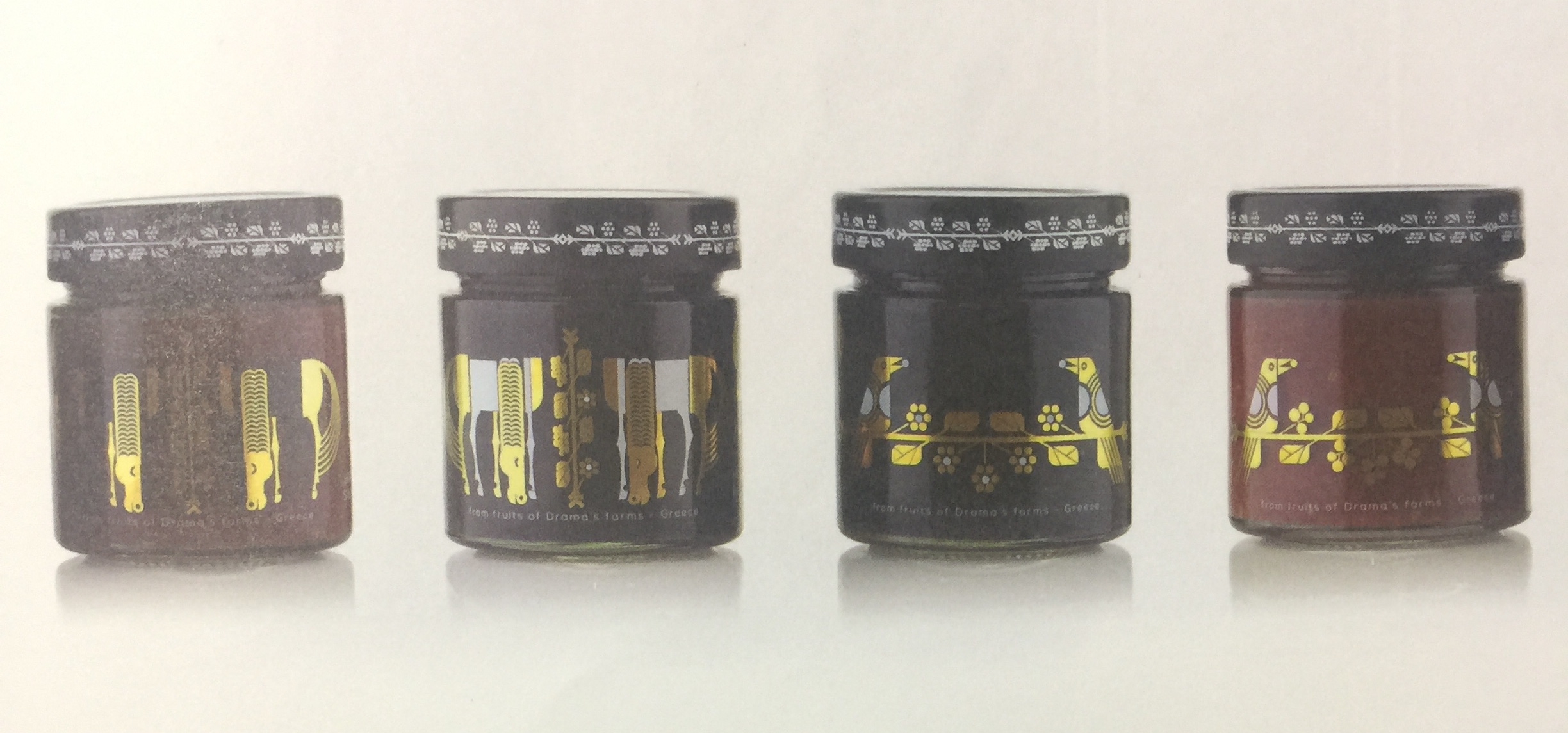 帶來獨(dú)特味覺體驗(yàn)的食品-黑莓、銀果胡頹子和沙棘果醬包裝設(shè)計(jì)