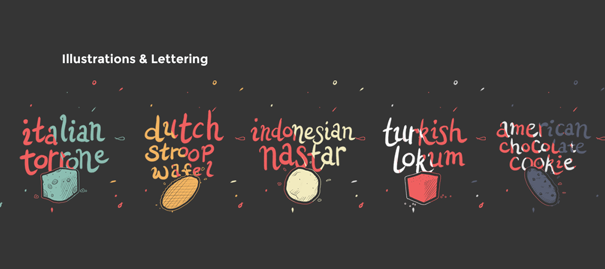 “Sweet of the World”，全球糖果食品包裝設(shè)計(jì)