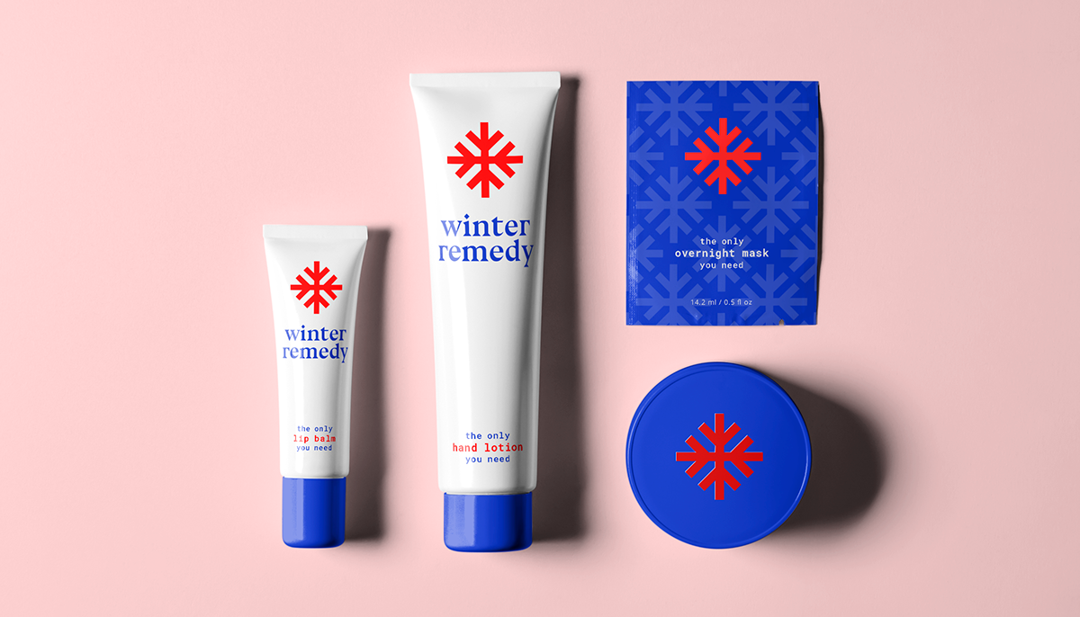 冬季護(hù)膚品包裝設(shè)計