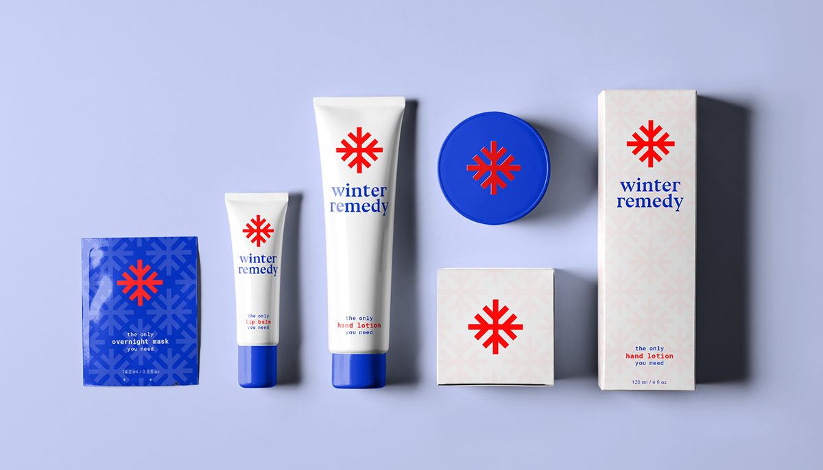 冬季護(hù)膚品包裝設(shè)計