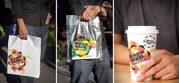 咖啡館和午餐酒吧食品品牌包裝設(shè)計