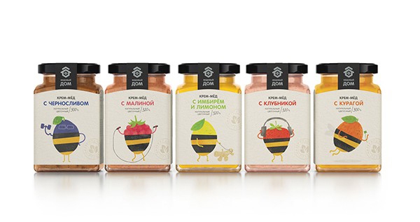 可愛到飛起的小水果？俏皮蜂蜜漿果包裝設計