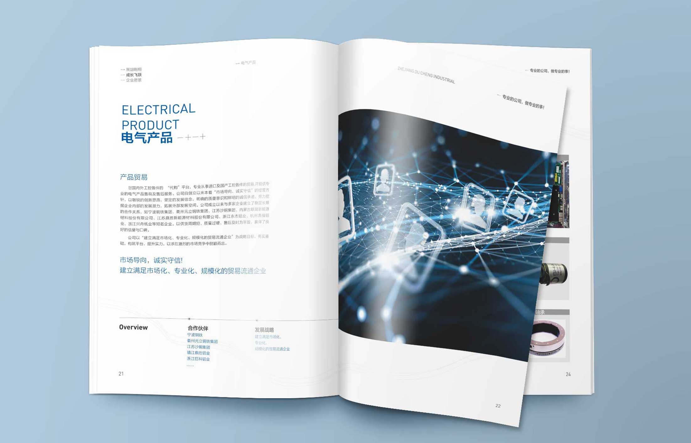 實業公司畫冊設計